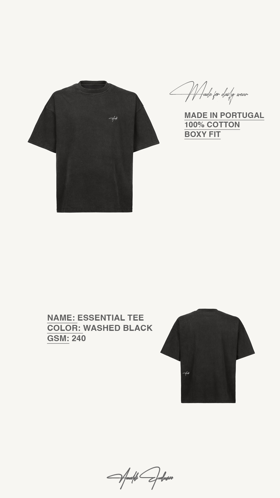 Essential Tee Washed