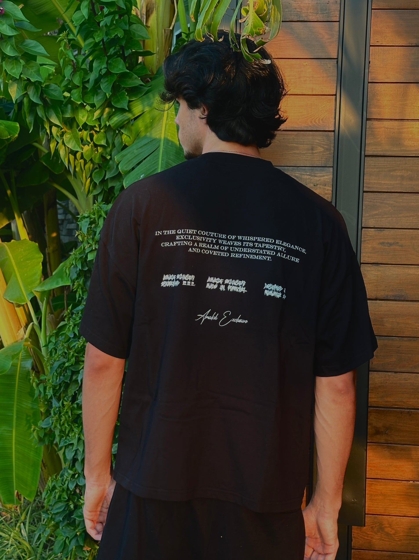 Written Tee Black