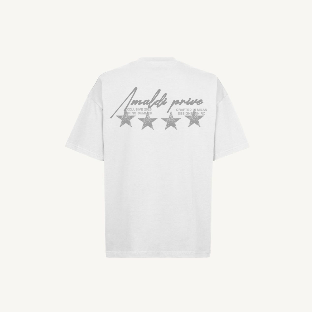 Stars Tee White