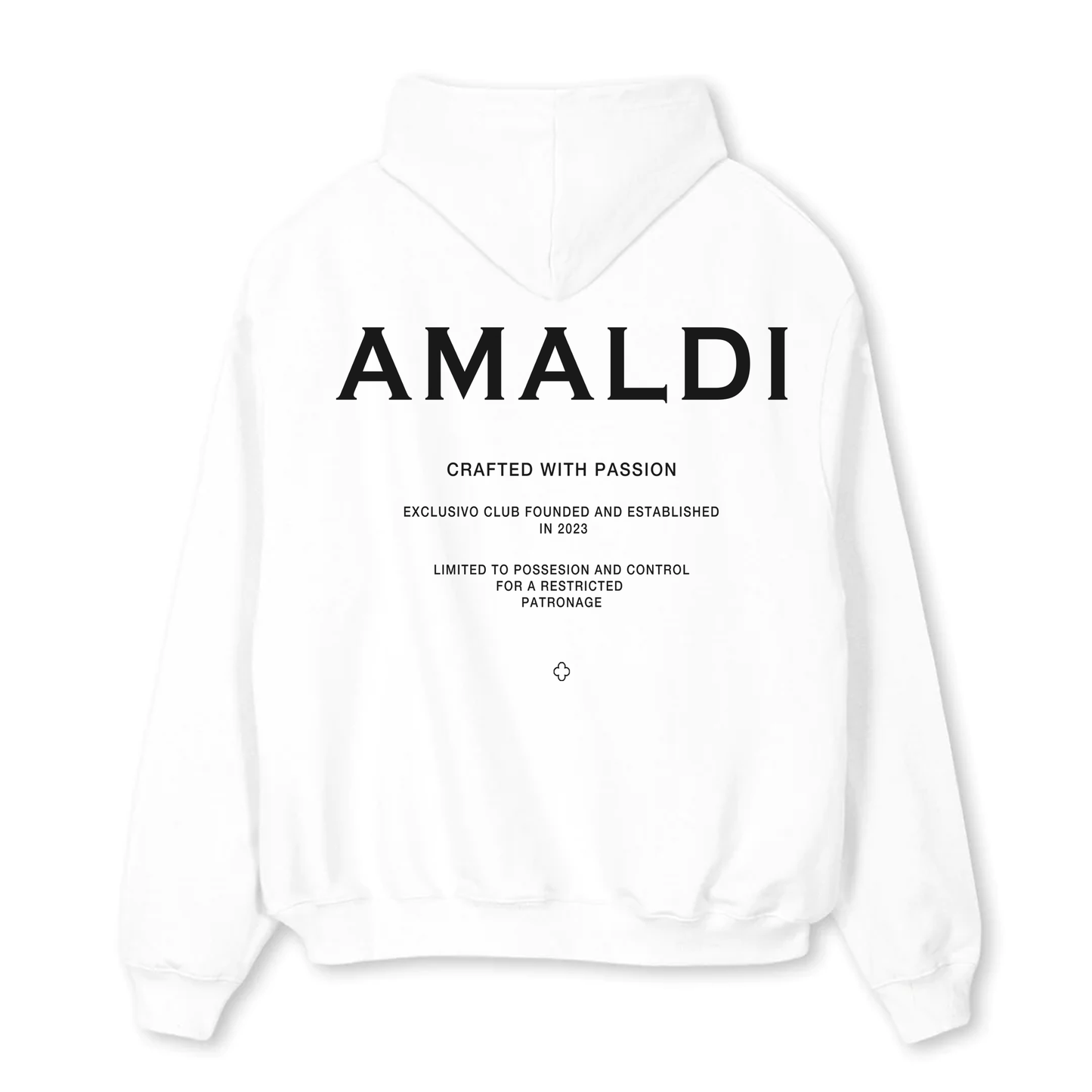 AMALDI Restricted Hoodie White