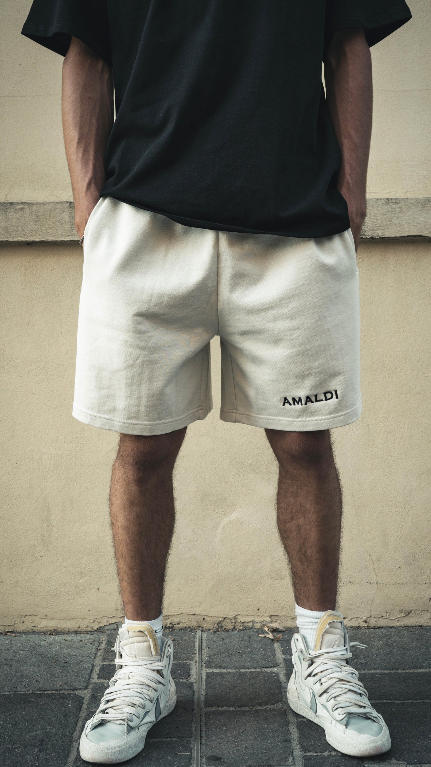 AMALDI Classic Shorts Vintage White