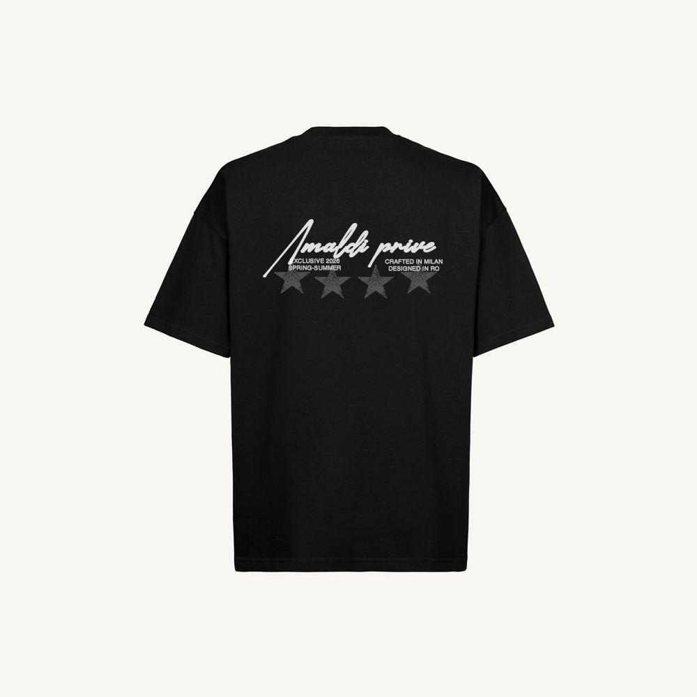 Stars Tee Black