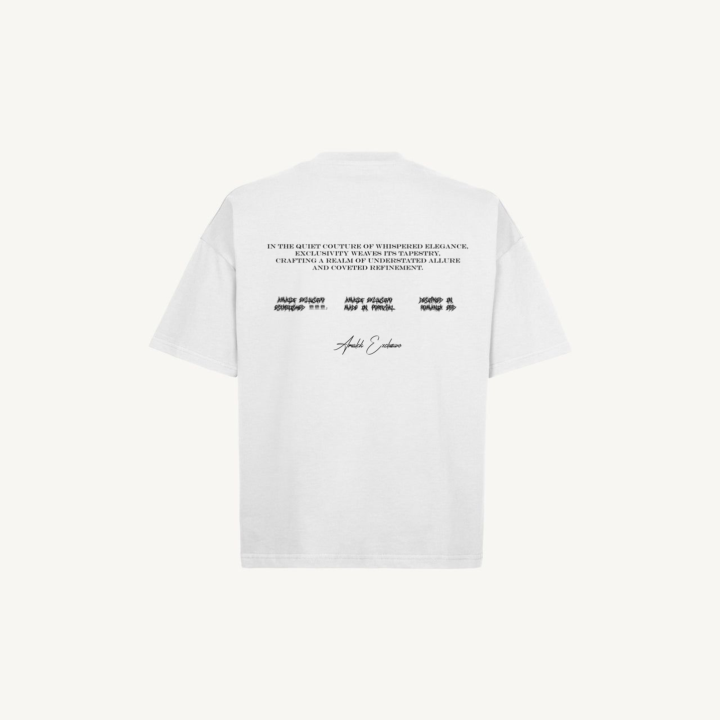 Written Tee White