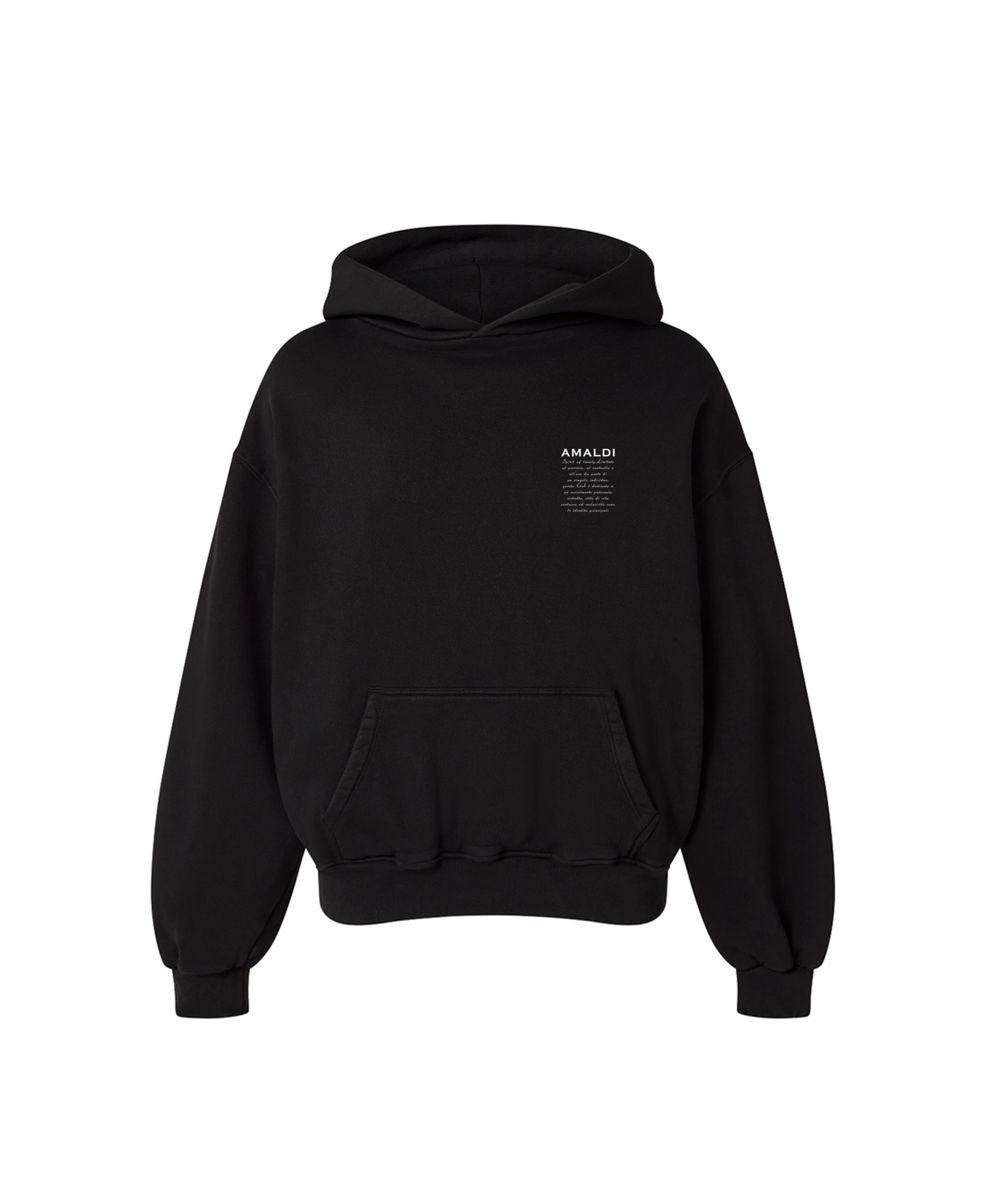 AMALDI Restricted Hoodie Black