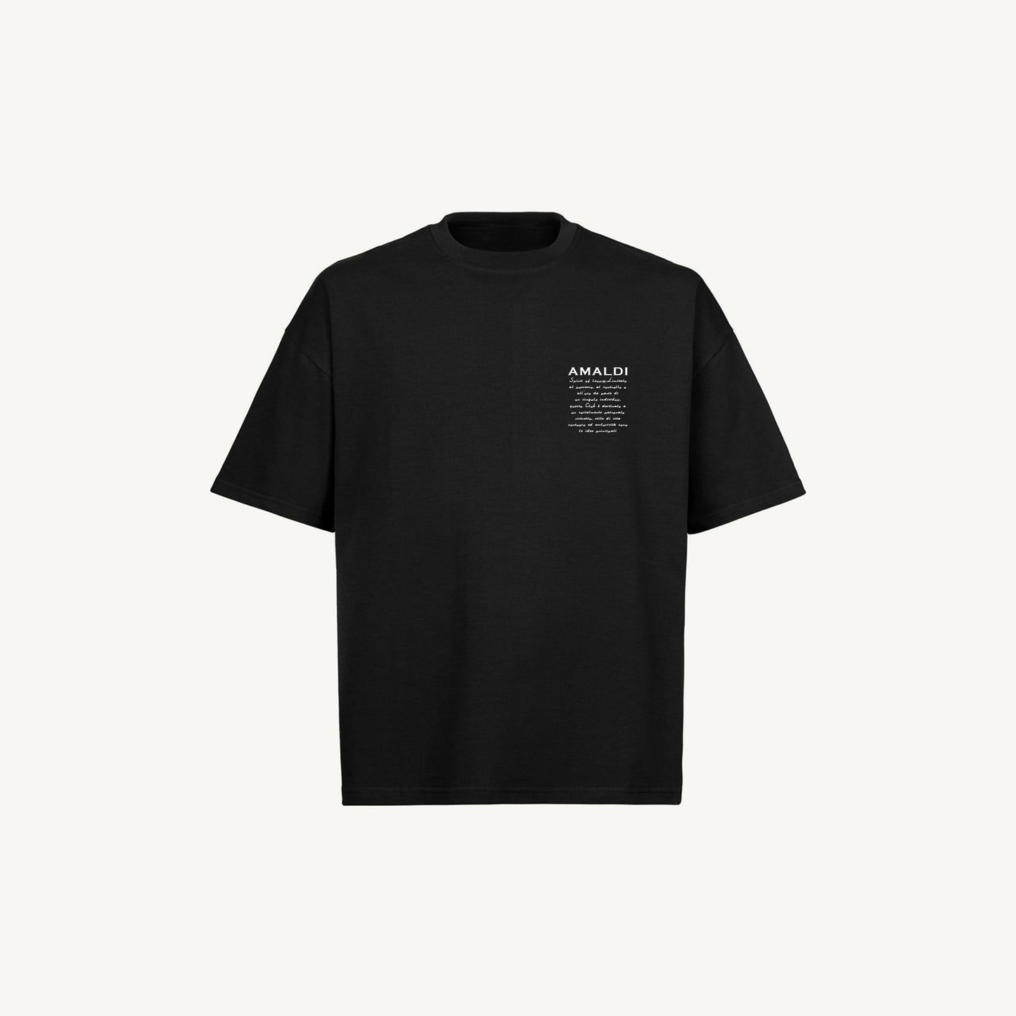 AMALDI Restricted Tee Black