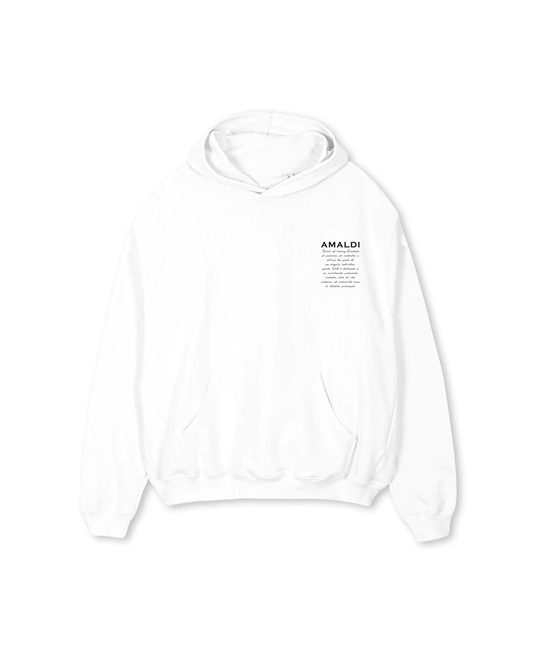 AMALDI Restricted Hoodie White