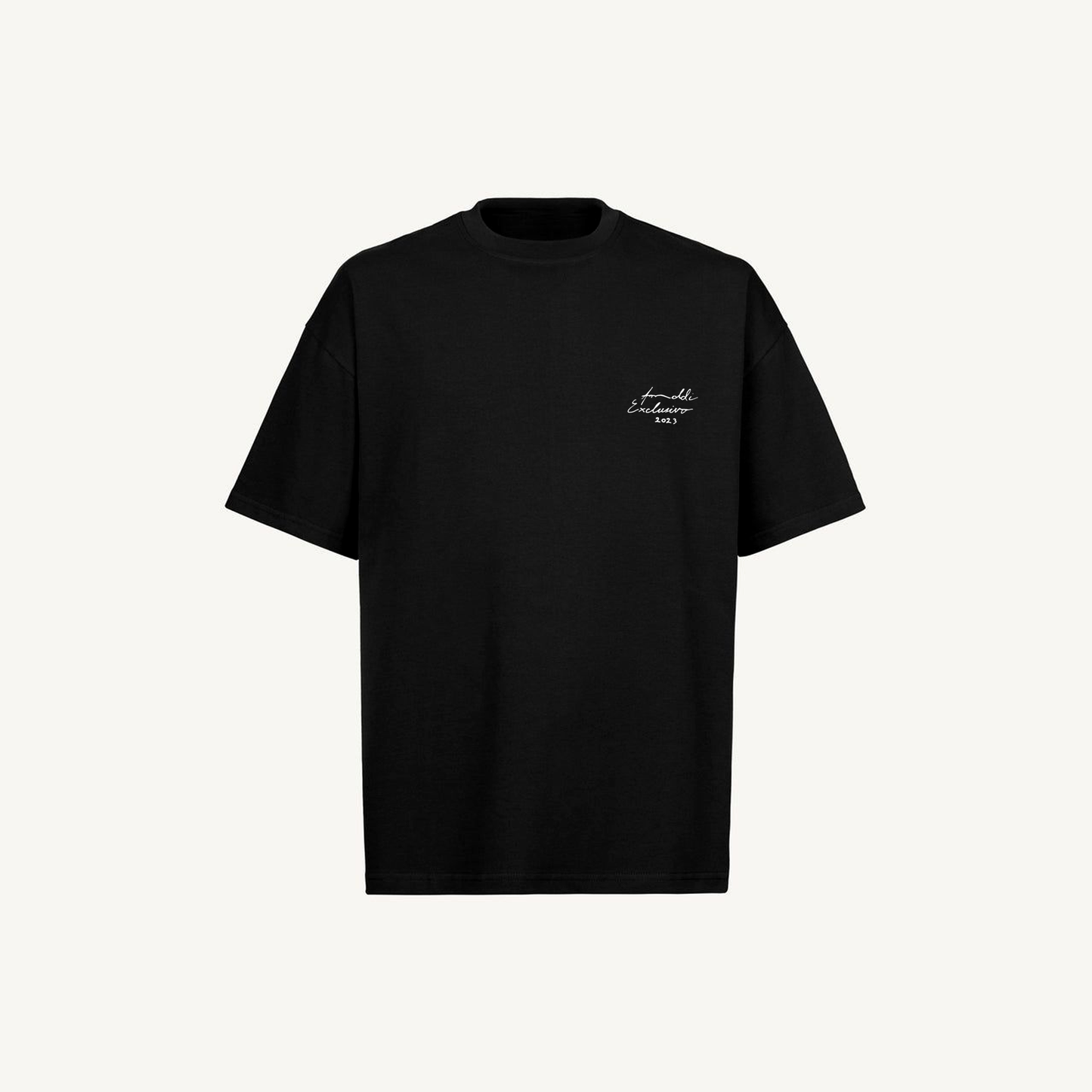 AMALDI Signed Tee Black